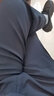 洛茲休閑褲男春季新款直筒寬松商務(wù)男褲青年春秋彈力抗皺冰絲西裝褲子 黑色【春秋季款】 34 【2尺7腰圍】 曬單實(shí)拍圖
