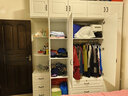 五八五居【包安裝可定制】實(shí)木衣柜家用臥室出租房用儲物柜簡(jiǎn)易大衣櫥 【四門(mén)】長(cháng)180主柜+頂柜+角柜 曬單實(shí)拍圖