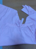 浪莎睡衣女夏季薄款女冰丝休闲可外穿女士家居服短袖长裤圆领套装 粉红 均码（建议90-135斤） 实拍图