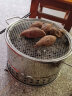 尚烤佳（Suncojia）围炉煮茶炉 不锈钢取暖炉 烧烤架 庭院木碳烧烤炉 木炭烤火盆 实拍图