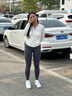 利比吉女士外穿新款春夏鯊魚褲芭比褲運(yùn)動(dòng)瑜伽褲外穿打底女高腰提臀健身 灰色（純色款） XL 100-130斤 曬單實(shí)拍圖