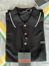 ZEGNA【七夕禮物】杰尼亞男裝黑色彈力棉質(zhì)短袖Polo衫 黑色 50 (M)偏小一碼 曬單實(shí)拍圖