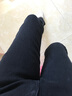 媚哥黑色煙管直筒牛仔褲女2024年春秋新款高腰八九分小個(gè)子顯瘦馬蹄褲 9133黑色加絨一件 28 曬單實(shí)拍圖