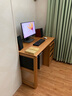 木鄰藝術(shù)家書桌櫻桃木電腦桌小戶型儲物桌學(xué)習(xí)桌家用多功能實(shí)木收納桌 1.2米組合桌-抽屜款/無上柜 曬單實(shí)拍圖