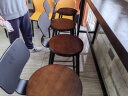 铁喜柱 吧台桌家用简约靠墙实木酒吧桌椅咖啡厅奶茶店阳台长桌子 180*40*105板厚5CM 实拍图