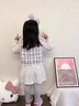 G.DUCKKIDS嬰兒春裝女寶寶春秋洋氣套裝1-3歲公主小香風(fēng)衣服4女童時(shí)髦三件套 淺灰色 80 cm 曬單實(shí)拍圖