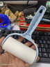 元氣萌物（mwpet）粘毛器滾筒可撕式粘塵紙滾刷吸毛去毛刷衣服黏毛氈毛滾子替換卷紙 【夢幻藍】1手柄+5卷紙（300撕） 曬單實拍圖