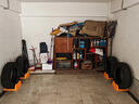 適用于汽車(chē)輪胎擺放貨架底座定制4s店汽配汽修展會(huì )塑料可伸縮輪胎 黃色 橙色輪胎架 曬單實(shí)拍圖