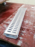 來(lái)威樹(shù)脂成品不銹鋼庭院排水溝u形槽家用廚房商場(chǎng)地溝槽u型排水溝 【11*4*60cm】+豎孔不銹鋼蓋 曬單實(shí)拍圖