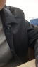太平鳥男裝夾克保暖夾棉美式棒球服冬季翻領(lǐng)夾克外套 藏青色 L 曬單實(shí)拍圖
