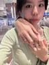蔓笙999純銀素圈戒指女百搭開口戒小眾實用情人節生日禮物送女友老婆 999銀繁星戒指 曬單實拍圖