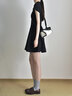 GARNUO赫本風(fēng)茶歇法式黑色連衣裙子女夏季短裙2026新款小個(gè)子收腰小黑裙 黑色 M【101-110斤】 曬單實(shí)拍圖