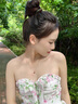 BOGLIA紅色寶石項(xiàng)鏈女款18k金石榴石吊墜奢侈七夕情人節(jié)禮物送女友老婆 18金k石榴石項(xiàng)鏈 曬單實(shí)拍圖