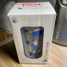 帕莎帕琦（Pasabahce）玻璃杯进口钢化耐热带盖吸管杯儿童牛奶饮料咖啡杯570毫升蓝色 实拍图