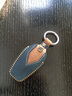 東南鑰匙套DX7 DX3專(zhuān)用酷綺DX5鑰匙扣菱悅V3 A5翼舞汽車(chē)真皮鑰匙包殼男士女掛件鑰匙環(huán)鎖匙扣 B款【智能四鍵】瘋馬皮藍色 曬單實(shí)拍圖