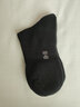 凰棉襪子女士冬季萊卡純色棉加厚款運動(dòng)吸汗女襪中高筒毛巾底休閑棉襪 黑色- 6雙 均碼 （35-39碼） 曬單實(shí)拍圖