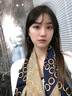達芬奇密碼真絲絲巾女春秋桑蠶絲紗巾圍巾女披肩女送長輩送女友生日禮物實用 風(fēng)雅圈圈 藍色 曬單實拍圖