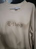 卡賓（CABBEEN）【涼感】燙印LOGO短袖T恤男2024夏季新款潮流冰絲情侶裝上衣 杏色15 2XL /185/54 曬單實(shí)拍圖
