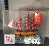 一帆風順帆船擺件人民幣有錢花禮盒送領(lǐng)導長輩情人節(jié)生日小鹿禮物 好運暴富（帆船款＋手提盒）送禮袋 曬單實拍圖