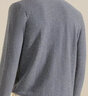 鹿王山羊絨衫男士針織衫毛衣半高領(lǐng)純色簡(jiǎn)約輕薄通勤百搭軟糯親膚 灰色 XL 180/96A 曬單實(shí)拍圖