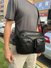 慢時(shí)光時(shí)尚真皮斜挎包橫款男包頭層牛皮單肩包通勤小背包休閑簡(jiǎn)約款挎包 黑色 曬單實(shí)拍圖