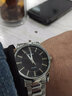 卡西歐(CASIO)手表男士 商務(wù)防水指針?shù)搸⒛斜?黑盤(pán)鋼帶MTP-1303D-1A 曬單實(shí)拍圖