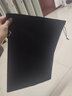 魚雁兔黑色絨布袋珠寶首飾包裝袋飾品束口袋抽繩袋印章公章收納手機布袋 黑色30*40cm 曬單實拍圖