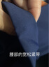 浩沙（hosa）運動褲七分褲女高腰緊身褲速干透氣跑步健身瑜伽服褲 藍色 L(高163-168cm/重53-60KG) 曬單實拍圖