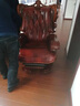 著(zhù)府熙院真皮老板椅實(shí)木龍椅美式雕花霸氣寶座升降可躺總裁大班椅電腦椅子 進(jìn)口彩色牛皮+按摩+擱腳+十輪 曬單實(shí)拍圖