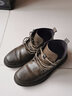 澳洲名袋鼠AUSFAMDS輕奢馬丁靴子男鞋冬季新款頭層牛皮中幫工裝靴子男軟底高幫皮靴 棕色 【四季款】 41 【標準皮鞋碼數】 曬單實(shí)拍圖