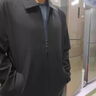 老爺車中老年外套男行政夾克男士春秋季新款爸爸裝老人上衣服 藏青色 XL (180) 推薦140-155斤 曬單實(shí)拍圖