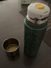 壹滴水（edish）純鈦保溫杯男女高顏值水杯便攜燜茶分離泡茶杯鈦杯500ml辦公禮品 孔雀綠500ml 曬單實(shí)拍圖