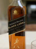 尊尼获加（JOHNNIE WALKER）洋酒 黑牌黑方 12年苏格兰调和威士忌低地区700ml礼盒 实拍图