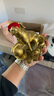 玄眾閣金錢銅狗補(bǔ)角金狗擺件化解西北缺角金屬守財(cái)狗形門口飾品 珠寶狗高18Cm 曬單實(shí)拍圖