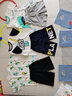 貝貝怡【官方發(fā)售】兒童套裝夏季薄款衣服男女寶寶卡通套裝吸汗外出衣服 藏青（T2452） 130 （推薦身高120-130cm） 曬單實(shí)拍圖