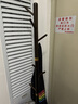 耐家（Naijia）實(shí)木衣帽架落地臥室家用新中式簡(jiǎn)易立式掛衣架輕奢網(wǎng)紅銅素掛包架 【加粗櫸木】胡桃色-銅素款8掛鉤 36*36*170CM 曬單實(shí)拍圖