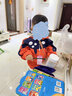 G.DUCKKIDS男童春裝套裝寶寶春秋季長袖三件套2023新款0一3歲半小童純棉運動 桔紅色 恐龍三件套A 110 (適合身高95-105cm左右) 曬單實拍圖