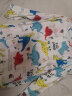 南极人儿童睡衣男夏季薄款宝宝空调服中大童男童女童长袖棉绸家居服套装 恐龙世界 120cm 实拍图