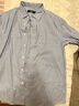 七匹狼長(cháng)袖襯衫男翻領(lǐng)刺繡易打理條紋襯衣輕商務(wù)休閑舒適柔軟親膚男裝 曬單實(shí)拍圖