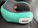 豐得利（FODL） 智能頸椎按摩儀u型枕頭脈沖針灸理療儀椎揉捏恒溫振動(dòng)脖子肩頸按摩器熱敷護頸儀禮盒裝 生物針灸+800GS磁場(chǎng)/魅影紅 曬單實(shí)拍圖