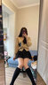 夜色行超短裙半身裙豹紋mini小短裙包臀冰絲透明緊身裙a字女 28cm黑冰絲百褶裙(透明容易 均碼(80-120斤) 曬單實拍圖