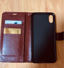 居小智適用iPhoneXSMax手機(jī)殼翻蓋式皮套蘋果XSMAX錢包插卡外殼6.5英寸A1921保護(hù)套 蘋果 XS MAX【棕色】 曬單實(shí)拍圖