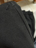 浪莎毛呢褲子女秋冬直筒褲哈倫九分蘿卜褲煙管長(cháng)褲寬松西褲女休閑 曬單實(shí)拍圖