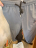 劈靂戰車(chē)    夏季薄款冰絲休閑褲男潮牌百搭男士束腳褲松緊腰系帶彈力小腳黑色褲子運動(dòng)男速干褲熱天新款 XC-8010灰色 30 曬單實(shí)拍圖
