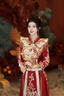 泰勒馬丁秀禾服新娘2025新款流蘇披肩結(jié)婚禮服古裝嫁衣敬酒服新中式婚服 M035 S 曬單實(shí)拍圖