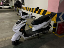 坤豪国四电喷坤豪牌新款版超级鹰摩托车125cc燃油车时尚踏板车省油 皎月白 实拍图