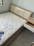 全友家居床双人床软包床屏北欧简约抗菌板木床实木边框121813A（新） 古典白|A(宽尾档)1.5m（无床头柜床垫） 实拍图