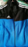 阿迪达斯（Adidas）外套男户外休闲时尚舒适防风夹克跑步透气运动服 TR60J-BBU黑蓝拼接夹克 S 实拍图