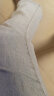 索菲堡 2023夏设计感小众直筒阔腿拖地裤子美式复古高腰微喇叭牛仔裤女 蓝色 L 实拍图