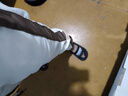 棉致加絨加厚運動褲子女秋冬季新款寬松小個子衛(wèi)褲直筒束腳休閑褲女士 米白色【0334高品質(zhì)25】 加絨 M 80-100斤 曬單實拍圖